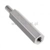 DA5M3X50 tulejka dystansowa metalowa; Z/W