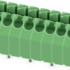 PCB terminal, 8 pole, pitch 3.5 mm, AWG 24-16, 8 A, push-in, green, 1985250