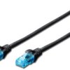 Kabel Krosowy (Patch Cord) U/Utp Kat. 5E Czarny 0,5M Dk-1512-005/Bl