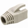 Gumowa osłonka wtyku RJ45 szara max. 8mm (kat.6A, kat.7) WORECZEK 100szt.