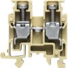 Through terminal block, screw connection, 0.5-2.5 mm², 2 pole, 24 A, 4 kV, blue, 0697180000