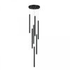 Lampa wisząca Lungo 7 czarna 7xG9 Light Prestige