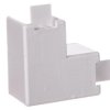 Narożnik do kanałów kablowych płaskiAP 15x17 biały /2szt/ ECAP1517B