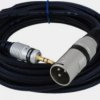 Kabel mikrofonowy wtyk XLR 3p/wtyk Jack 3,5 MK31 7,5m