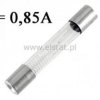 Bezpiecznik do mikrofali 0.85A / 5KV 40mm