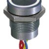 Przełącznik piezoelektryczny, Luźny przewód, 200 mA przy 24 V DC, SPST, Biały, -40 → +75°C