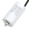 Kondensator rozruchowy do silnika 18µF 450VAC, CBB60, przewody 15 cm, Ø40 × 72 mm, EPERS