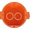 Puszka p/t 60mm łączeniowa głęboka pomarańczowa 302580