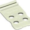 Strain relief plate for female connector, 734-128