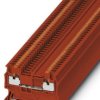 Through terminal block, push-in connection, 0.14-1.5 mm², 2 pole, 17.5 A, 6 kV, red, 3208127