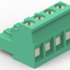 PCB terminal, 2 pole, pitch 5.08 mm, AWG 30-12, 15 A, screw connection, green, 796634-2