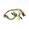 PRZEWODY POMIAROWE POŁĄCZENIOWE Z KROKODYLKAMI KROKODYLEK 44mm Duży 1KPL -5szt
