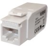 Network isolator, compliant with EN 60601-1, white, RJ45 socket to RJ45 socket, straight, Cat 6A, 1502-2