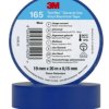 Taśma izolacyjna 19mm x 20m PVC Temflex 165 niebieska 7100184801
