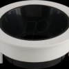 2048 Recessed ceiling ring, GU10, round, black reflector