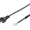Kabel przyłączeniowy Euro, do konfekcjonowania 1,5 m, Czarny