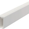 Cable duct, (L x W x H) 2000 x 30 x 17.5 mm, PVC, pure white, 6191010