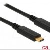 85531 Delock cable USB 3.1 Gen 2 C male > C male 5A 1 m