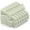 Gniazdo MCS-MINI Classic 6-biegunowe jasnoszare raster 3,5mm 734-106/037-000/033-000 /50szt./
