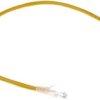 Kabel kat. 5e U/UTP Żółty 500mm