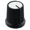 White 6mm Pointer Knob