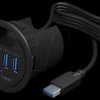 60123 USB 3.0 table installation hub with 4 ports
