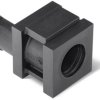 Insert grommet, cable Ø 13 to 14 mm, plastic, black, 440-00015