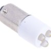 Lampka kontrolna do montażu panelowego 24V ac/dc, biała 25 x 10mm RS PRO