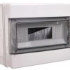 Rozdzielnica modułowa 1x12 natynkowa drzwi transp. seria 620 IP65 280x220x100 szara EC62012 /opak. 8/
