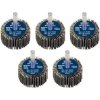 Sealey FW4020605 40 x 20mm Abrasive Flap Wheel on 6mm Shaft 60Grit - Pack of 5
