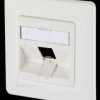 1309141002-E Modul wall outlet UP 1 port unequipped pure white