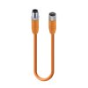 Lumberg Automation Kabel siłownika czujnika Złącze A Złącze M12 5 długość 5 m Rodzaj A Żeńskie Niezakończone Złącze B