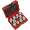 Sealey SX222 Locking Wheel Nut Key Set 10pc - Land Rover
