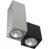 Oprawa lampa SALEM 2 x gu10 srebrono czarna drapana CreeLamp