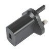 Adapter AC/DC Uwy 5V dc Iwy 2.1A USB typ A 10W typ wtyczki: Typ G