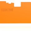 End/Intermediate plate, 1 mm thick, orange for 3 conductor terminals, 2110-1392
