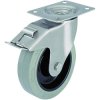 Blickle 387605 LEX-POEV 200KD-SG-FI S/Steel Swivel Castor - Wheel Ø 200mm