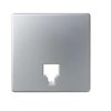 Simon 82 Pokrywa gniazda telefonicznego aluminium mat 82062-63