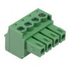 4-Way 3.81mm Right Angle Pluggable Terminal Block 8A 300V
