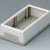 ABS flat enclosure, (L x W x H) 150 x 85 x 45 mm, gray white (RAL 9002), IP40, A9530165