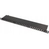 PATCH PANEL FTP CAT.6 24 PORTY 0.5U PGF-6FTP24-B8 GETFORT