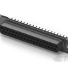 TE Connectivity Złącze D-sub 57473 37-pinowe Pionowy 2.77 mm Pitch Płyta Pozłacanie Żeńskie od 4 do 40 UNC