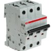 Wyłącznik nadprądowy MCB, Typ C, 3-biegunowy, 16A, 440V, na szynę DIN, ABB S203M-C16, S200M
