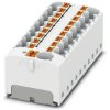 Distribution block, push-in connection, 0.2-6.0 mm², 19 pole, 32 A, 6 kV, white, 3273912