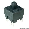 15401 Switch Push 4PST 0.25A 120V THT UNIMEC 80