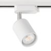 Lampa Szynowa Na Żarówkę Gu10 Biała Jednofazowa