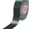 Fabric tape, 12 x 0.31 mm, fabrics, black, 50 m, 04651 04SCHWARZ 50M 12MM