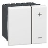 MOSAIC Ściemniacz przyciskowy bez przewodu neutralnego 600W 2 moduły biały 230V 078405 LEGRAND