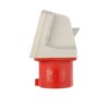 Wtyczka Odbiornikowa 32A 5P 400V Czerwona Ip44 525-6