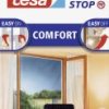 Moskitiera na okno Tesa InsectStop Comfort, 130 x 150 cm,antracyt
